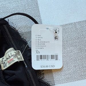 Free People Black Beauty Bra